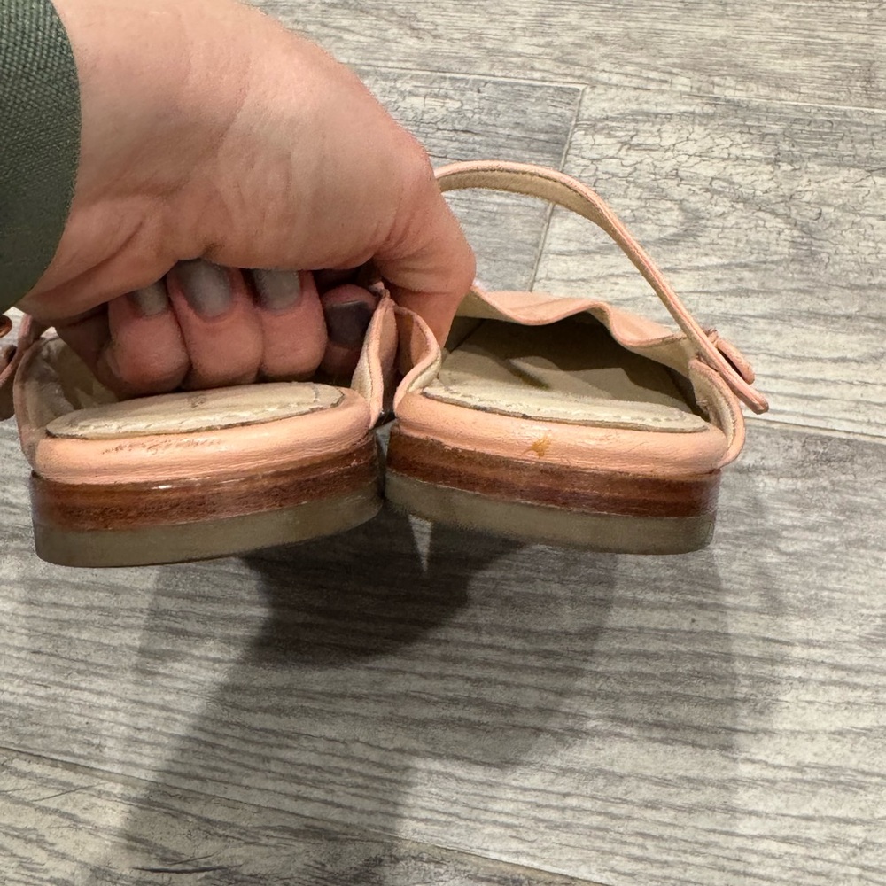 Mansur Gavriel pink square toe Mary Jane mules - Picture 6 of 8